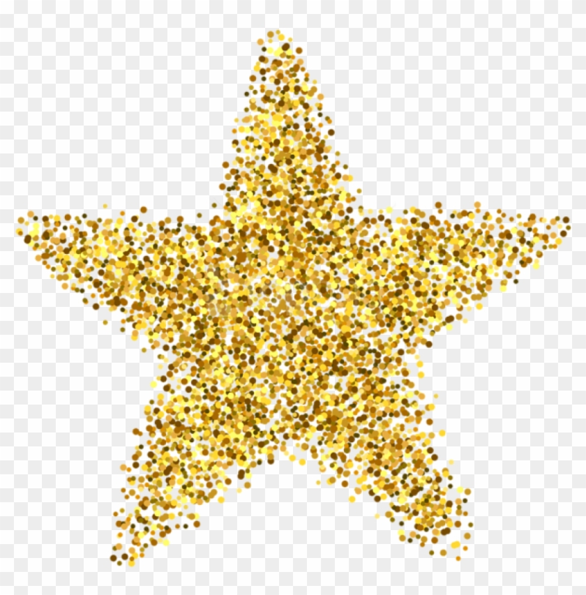 Free Download Glitter Star Decoration Clipart Photo - Sparkle Gold Star Png Transparent Png #3237363
