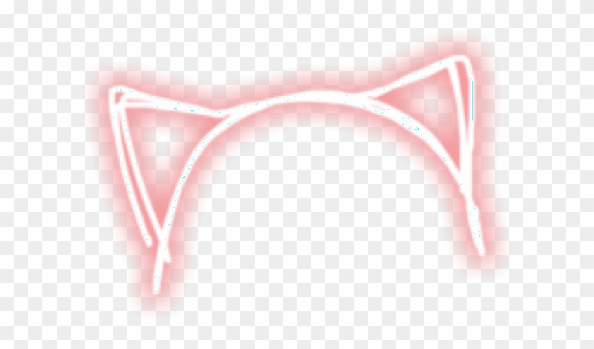 Ears Catears Aesthetic Cute - Cute Neon Ears Png Clipart