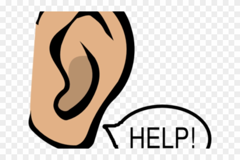 Ear Clipart Telinga - Ear Pain Clip Art - Png Download
