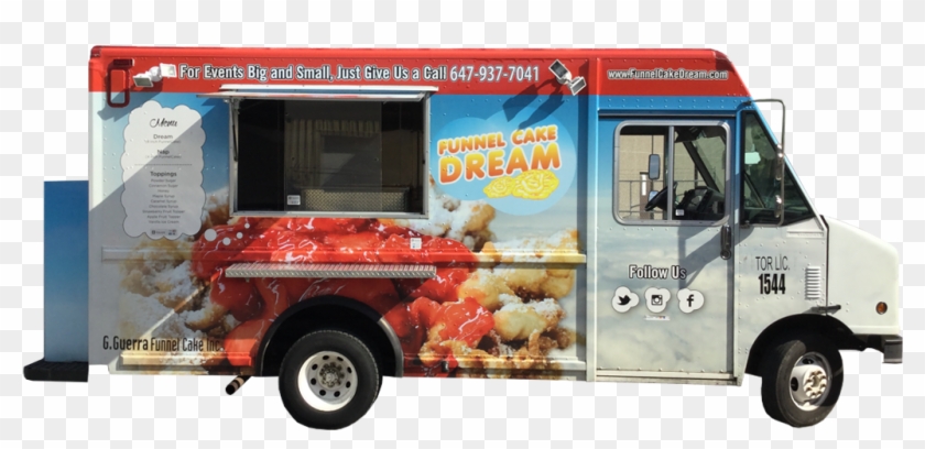 Food Trucks - Funnel Cake Truck Clipart