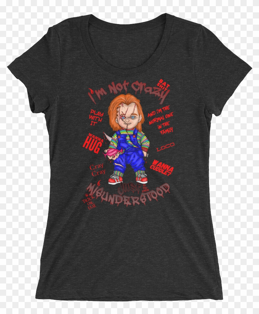 Ladies' Crazy Chucky T-shirts - Shirt Clipart