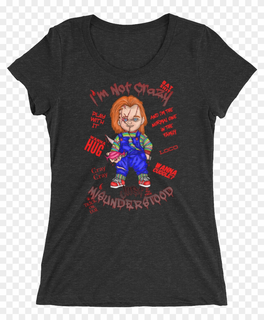 Ladies' Crazy Chucky T-shirts - Shirt Clipart #3238018
