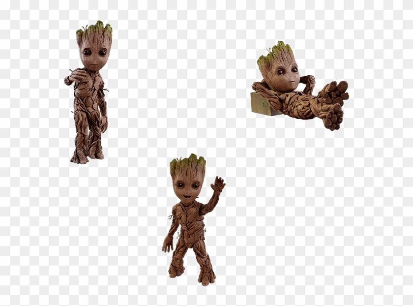 Baby Gamora Rocket - Transparent Baby Groot Png Clipart