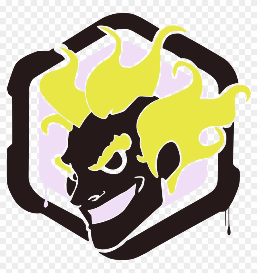 Overwatch Junkrat Logo Clipart #3238551