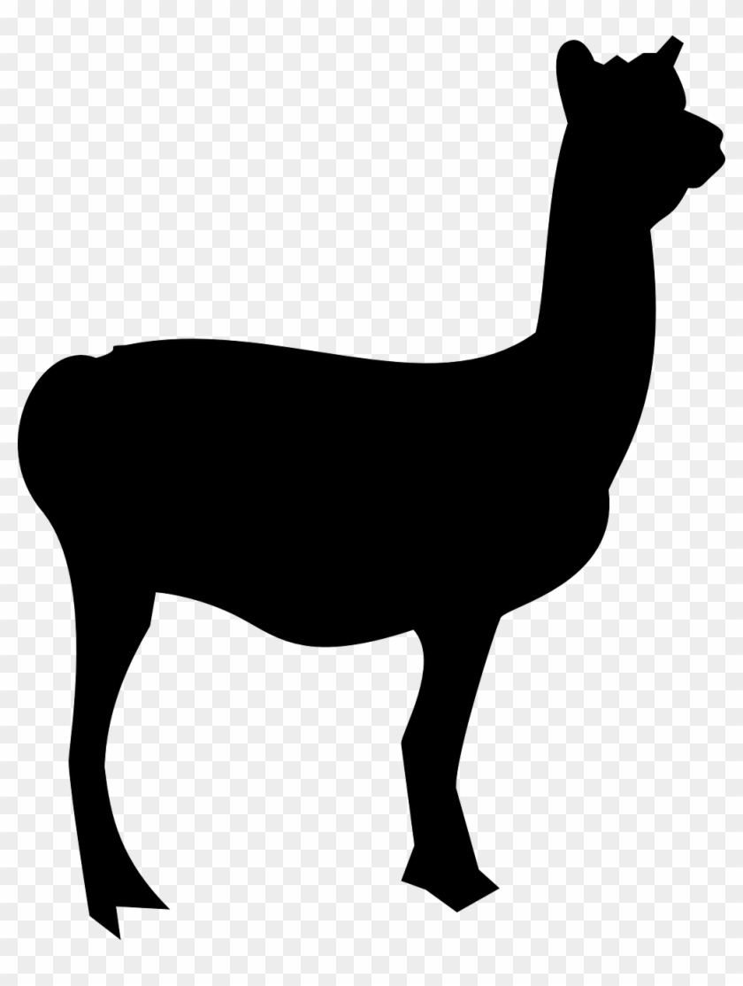 Llama Mammal Animal Silhouette Png Image - Llama Outline Png Clipart #3238693