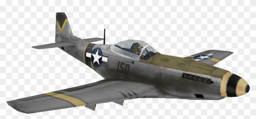 Ww2 Plane Png - Call Of Duty P 51 Mustang Clipart