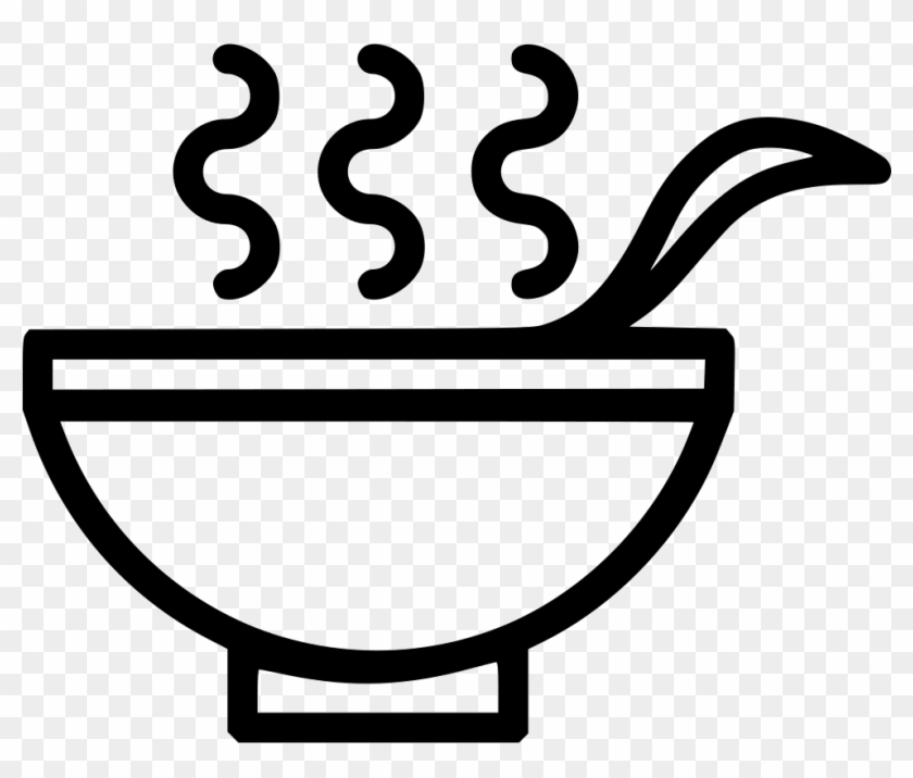 Drink Healthy Bowl Spoon Svg Png Icon - Hot Soup Bowl Clip Art Transparent Png #3239409