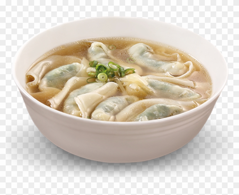 Vegetable & Pork Wonton Soup 菜肉馄饨汤 - Bún Bò Huế Clipart