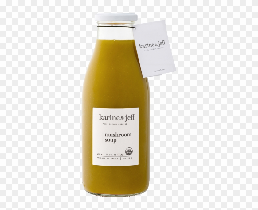 Karine & Jeff Organic French Mushroom Soup - Glass Bottle Clipart #3239442