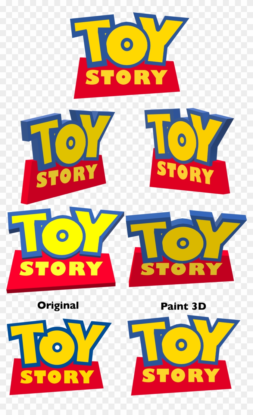 Fan Creationi Recreated The Toy Story Logo In Paint - Toy Story 3 Clipart