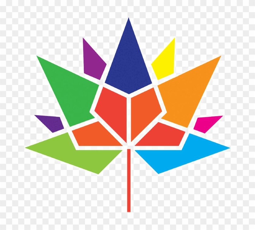 Canada Day Logo Glow - Canada 150 Maple Leaf Clipart