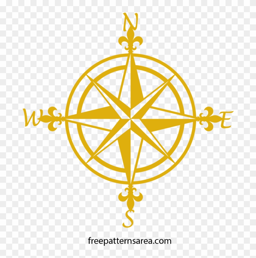 Pic Of Compass Rose - Compass Rose Clipart