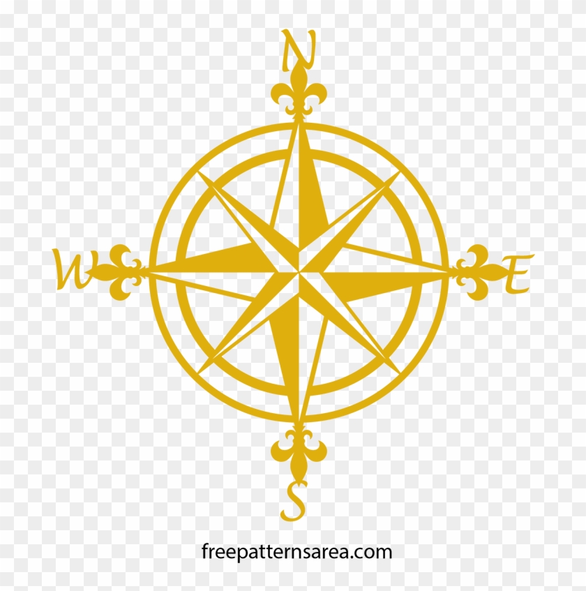 Pic Of Compass Rose - Compass Rose Clipart #3240189