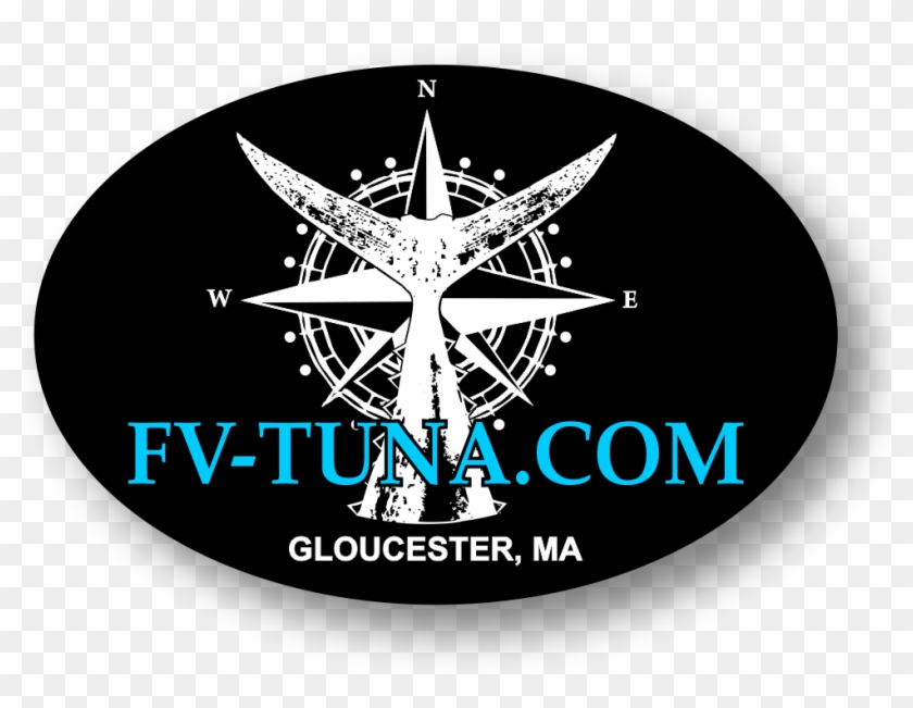 Tuna Tail Compass Rose Fv-tuna - Tuna Clipart #3240220