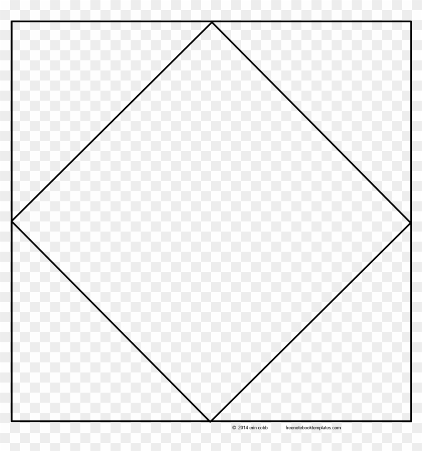 Fun Shapes Diamond Triangle Tabs - Triangle Clipart