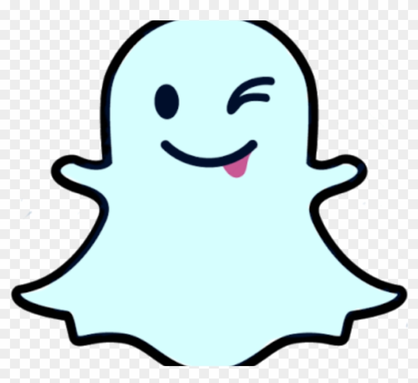 Black Snapchat Icon Transparent Clipart #3240612