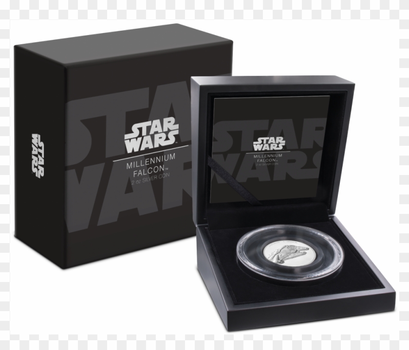 Silver Numis Star Wars Millennium Falcon™ Uhr 2019 - Death Star Gold Coin Clipart