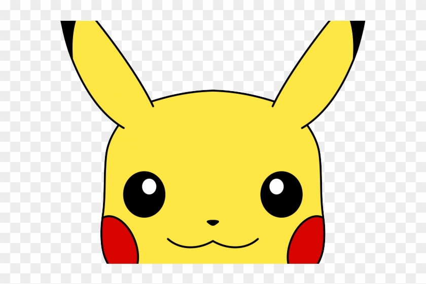 Drawn Pikachu Face Mask - Face Of Pikachu Clipart #3241888