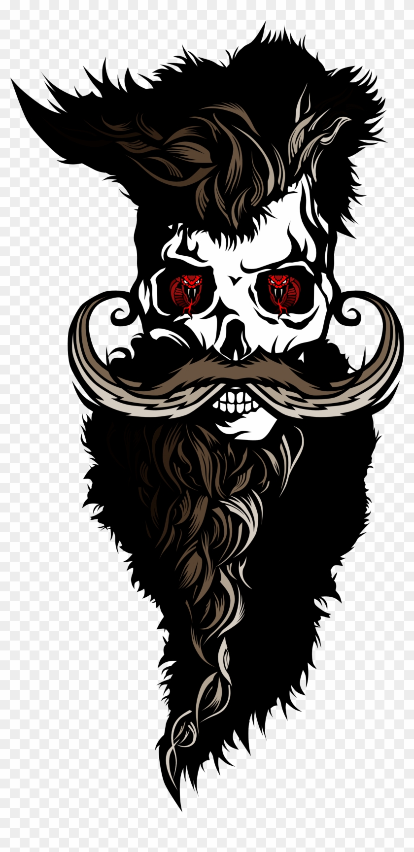 Svg Freeuse Download Tee Shirt Tete De Mort Hipster - Skull Clipart