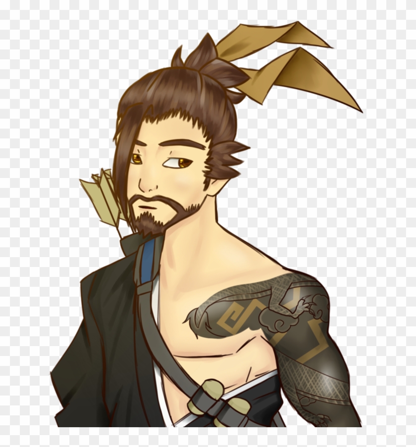 Overwatch By Lewildgeek - Hanzo Art Transparent Clipart #3242037