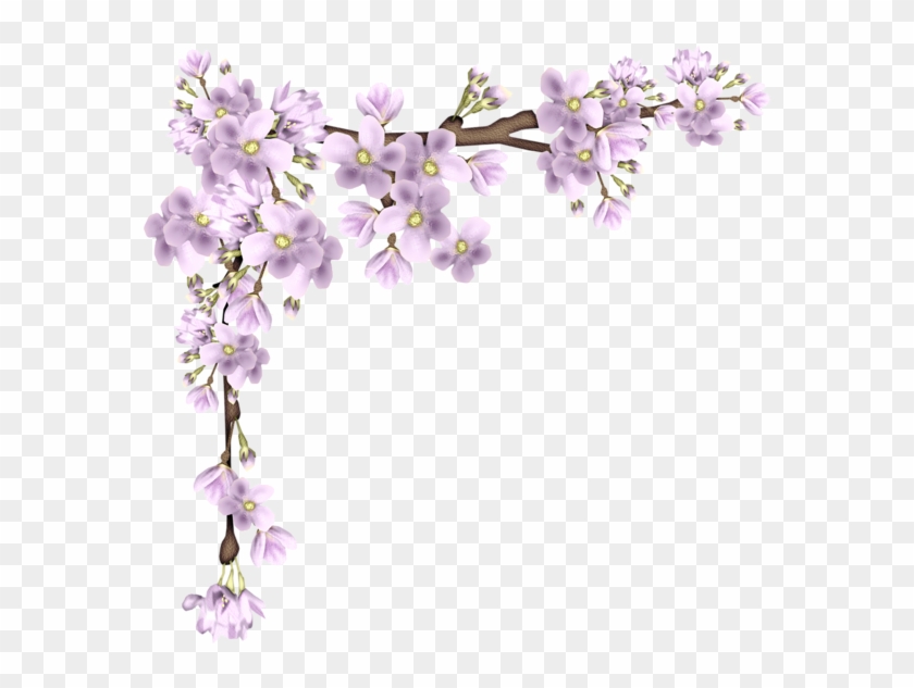 #purple #purpleflower #purpleflowers #lavender #corner - Transparent Wedding Flowers Clipart - Png Download