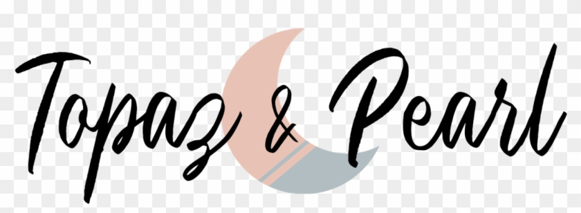 Topaz And Pearl Boho Chic Jewelry Handcrafted In Sonoma - Calligraphy Clipart #3242216