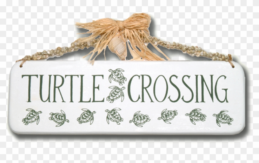 Turtle Crossing Wooden Sign - Octopus Clipart #3242488