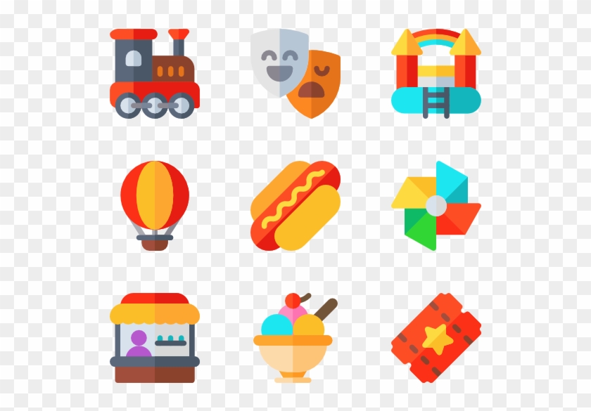 Amusement Park - Детей Разные Предметы Clipart