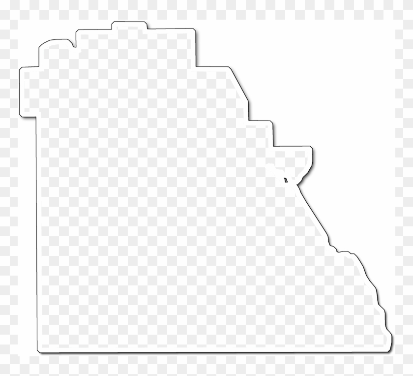 A Map Of Polk With An Outer Shadow Around The Map Area - Polk County Florida Silhouette Clipart #3243484