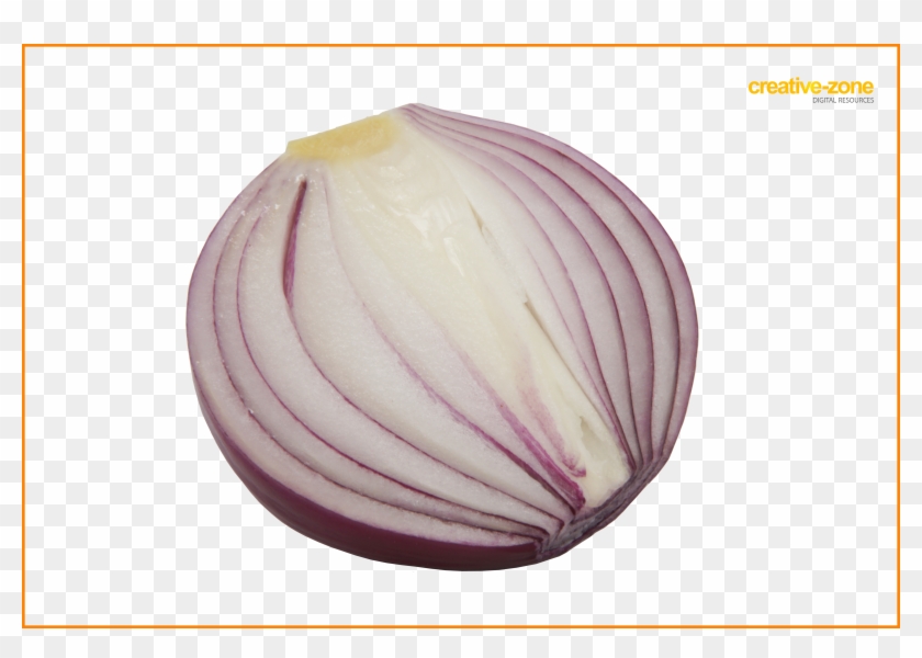 Red Onion Sliced Transparent - Red Onion Clipart #3243740