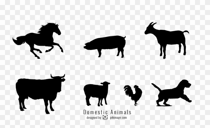 Vector Image Domestic Animal Png File - Vector Images Png Animals Clipart