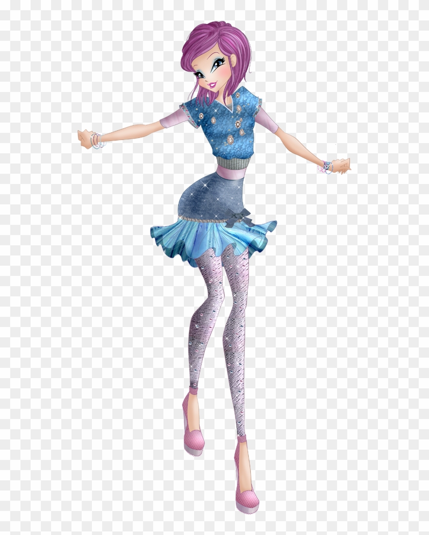 World Of Winx Fashion Png Picture Tecna - Doll Clipart #3244177