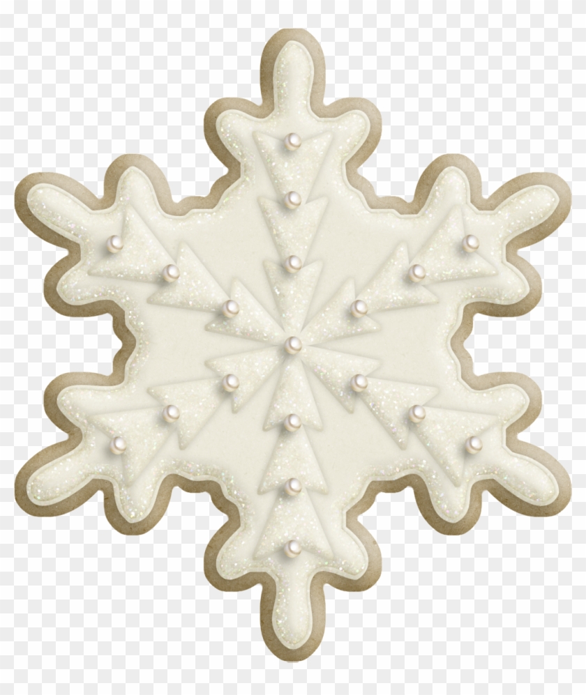 Snowflake Cookies, Christmas Cookies, Candy Brown, - Christmas Day Clipart #3244219