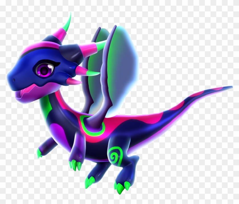 Neon Dragon - Dragon Mania Legends Neon Dragon Clipart #3244328