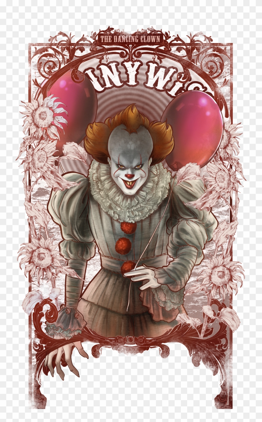 The Dancing Clown By Iriusabellatrix Pennywise The - Drawing Pennywise Clipart