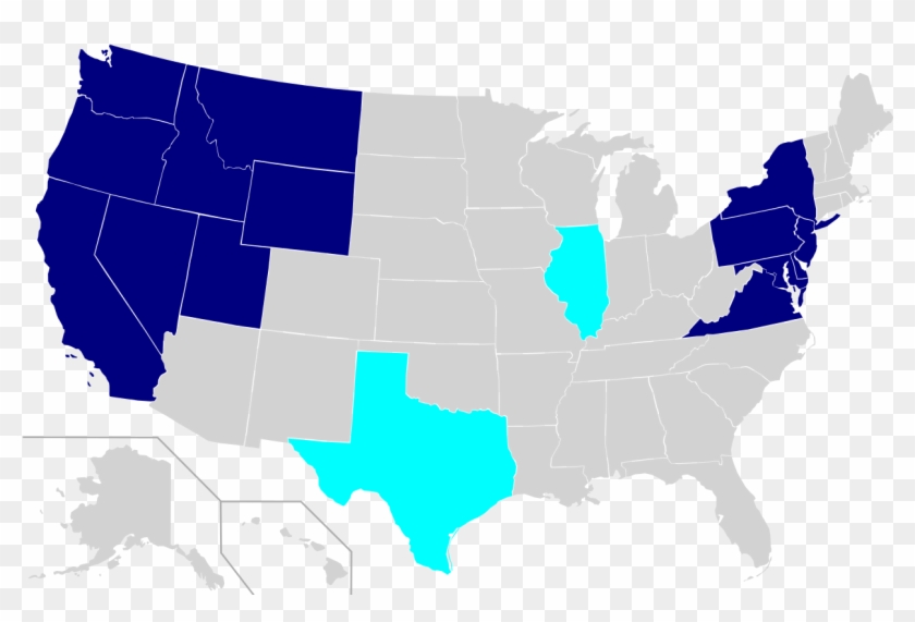 Us Map Places Traveled - Us Senate Map 2019 Clipart