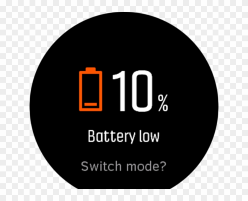 Battery Warning S9 - Low Battery Warning Png Clipart #3245237