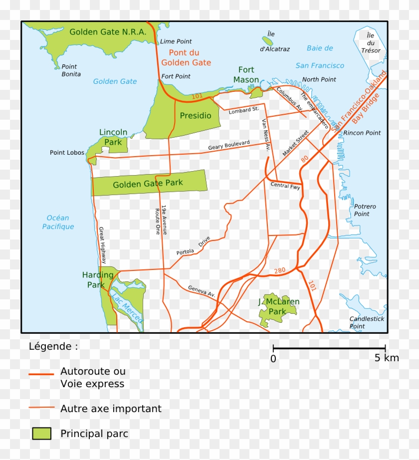 Sf Map Usa - Sf Map Clipart #3245369