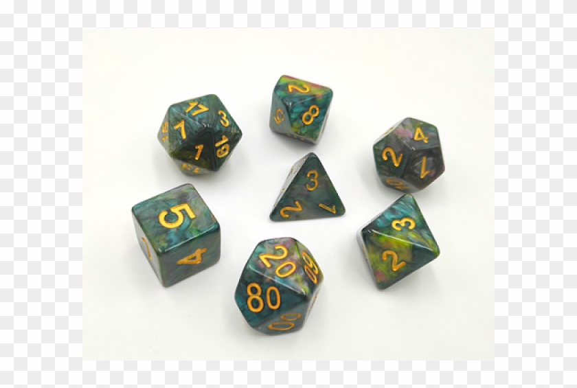 Hd Marble Dice Set D20 Poly Dice - Dice Game Clipart