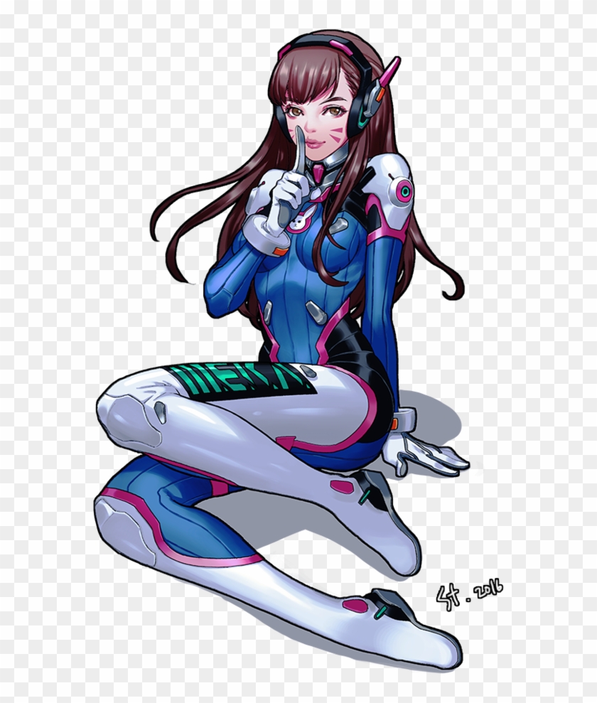 Overwatch D Va - Dva Fanart Png Clipart