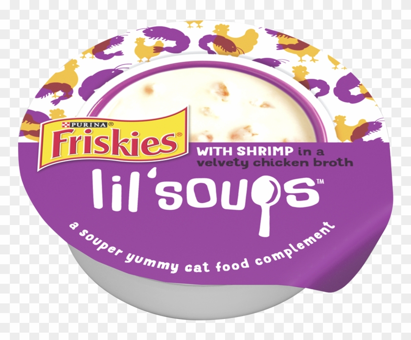 Friskies Lil Soups Shrimp - Friskies Lil' Soups With Shrimp In A Velvety Chicken Clipart #3246267