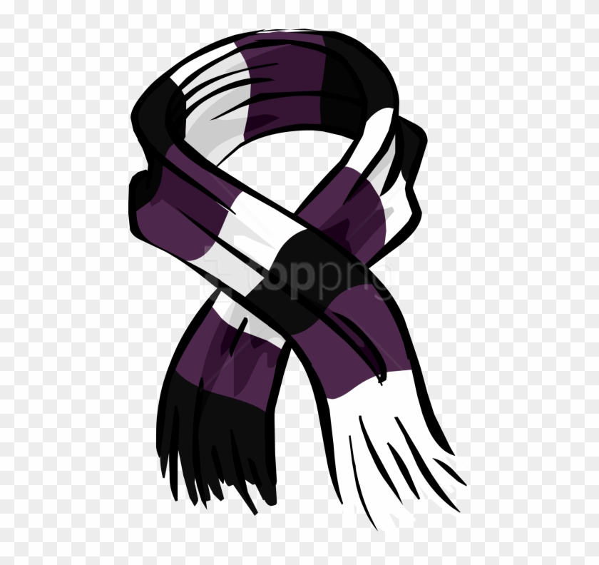 Free Png Download Purple Rugby Scarf Clipart Png Photo - Club Penguin Purple Scarf Transparent Png