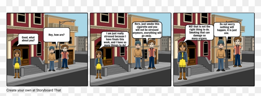 Stop Smoking - Ano Ang Magandang Wakas Ng Ang Kwintas Storyboard Clipart
