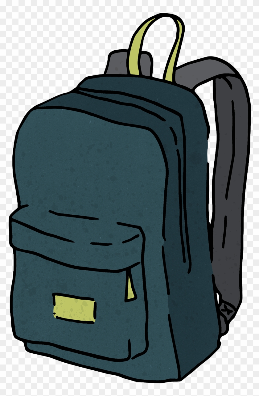 The Evolution Of - Cartoon Backpacks Clipart #3247976