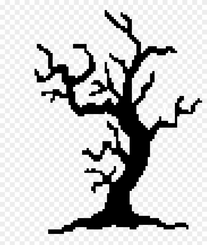 Spooky Trees Clipart , Png Download - Spooky Tree Shape Transparent Png