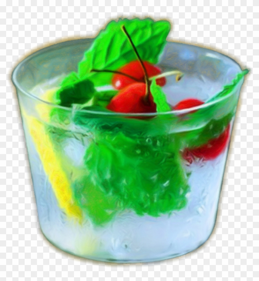 Hand Drawn Cherry Mint Ice Png And Psd - Drink Clipart #3248367