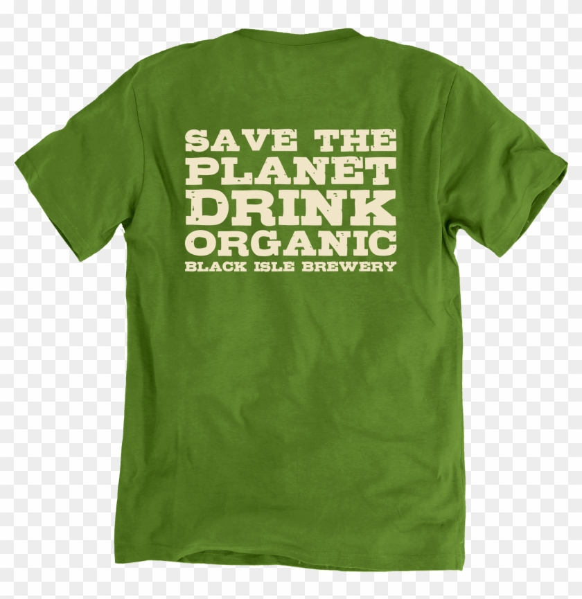 Black Isle Brewery T Shirt Rapanui Green Back - Edgy T Shirt Clipart