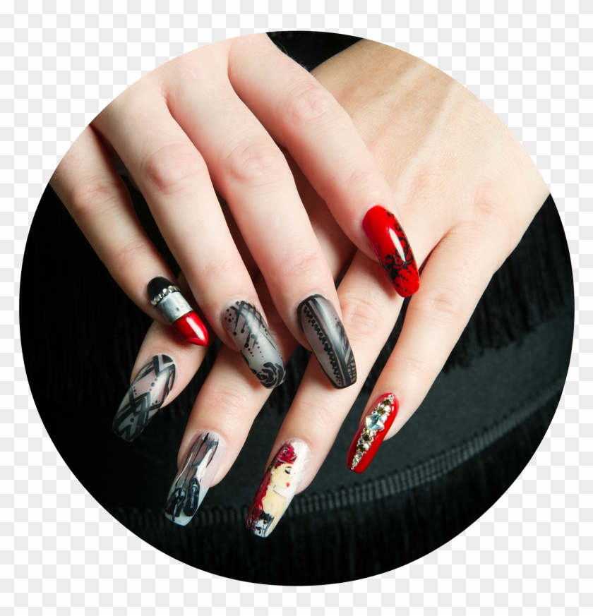 Manicure - Ongles Résine Et Poudre Clipart #3248871