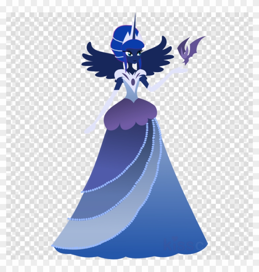 Princess Luna Dress Human Clipart Princess Luna Twilight - Princess Luna Mlp Human - Png Download