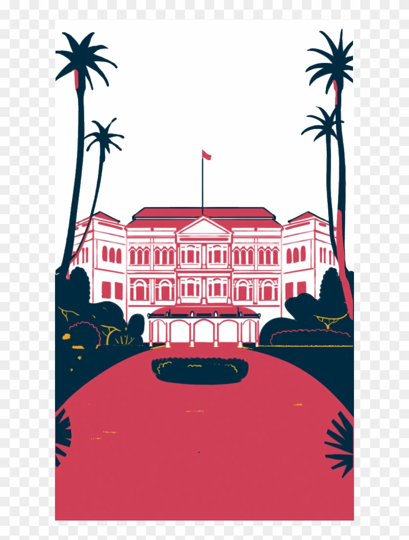 Raffles Singapore - Illustration Clipart